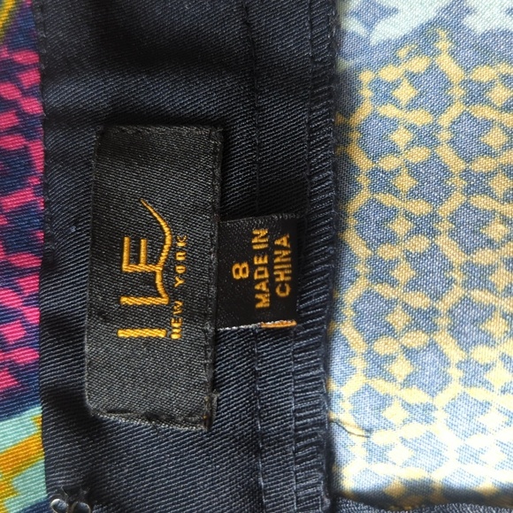 ILE New York Colorful Geometric Patterned Dress - Picture 5 of 6